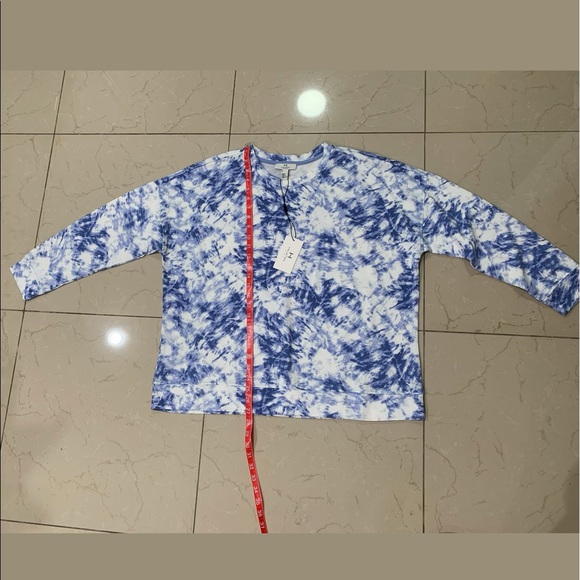 H Halston Studio - Crew Neck Long Sleeve Sweatshirt - Picture 6 of 6